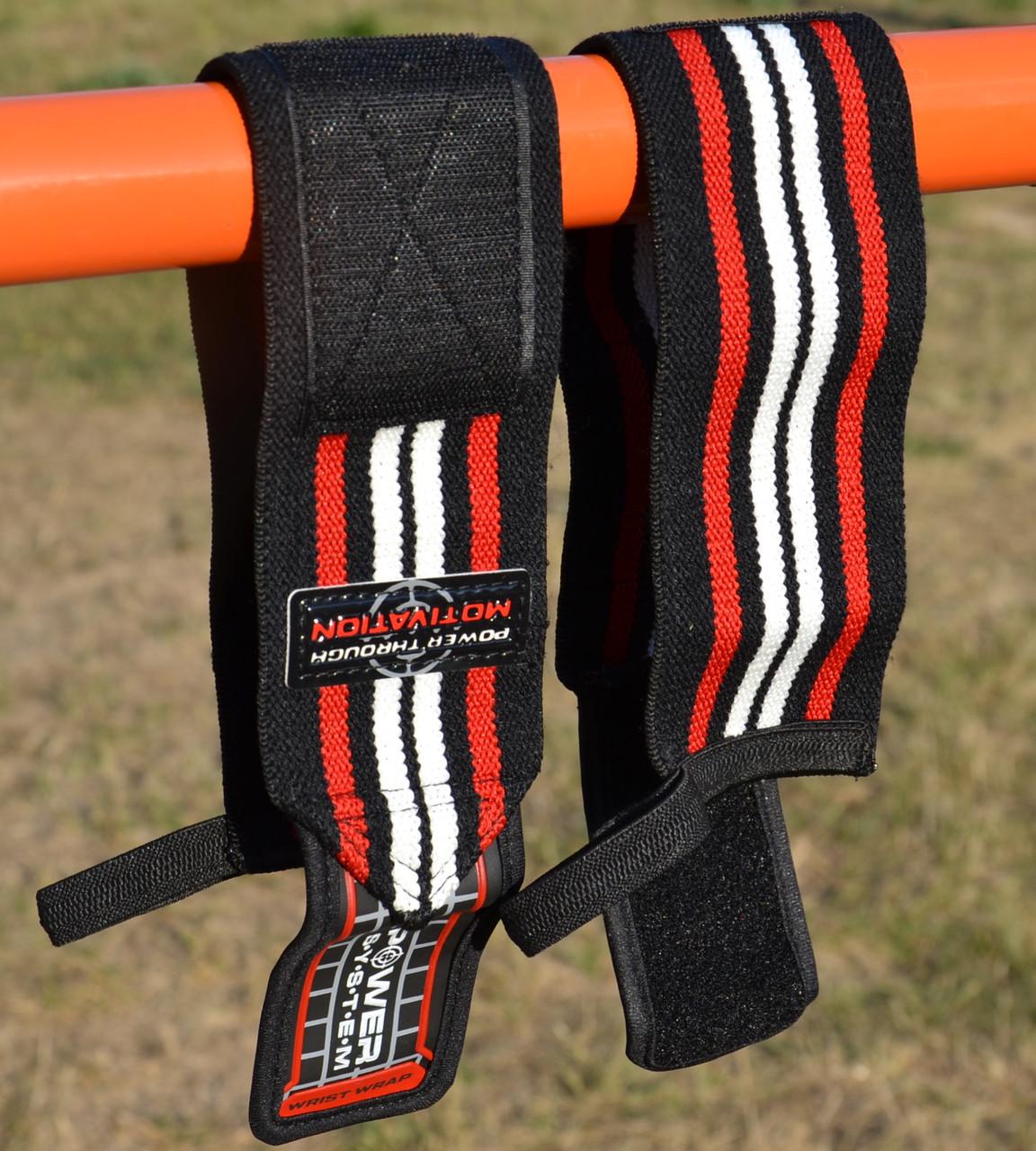 Бинти кістові Power System PS-3500 Wrist Wraps Red/Black (A-012087) - фото 8