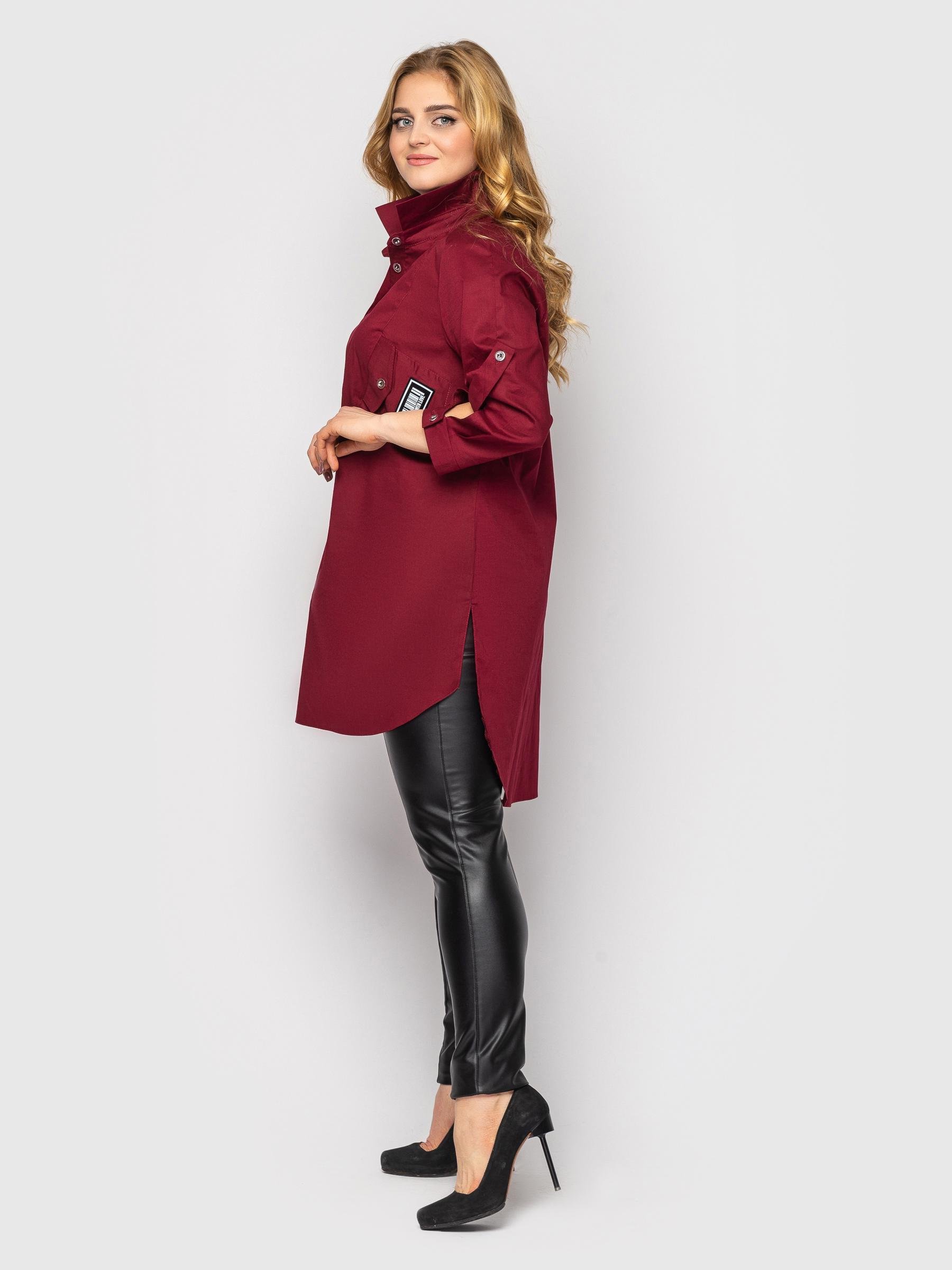 Рубашка VLAVI Стиль р. 56 Бордо (114606-56) - фото 4 Рубашка VLAVI Стиль р. 56 Бордо (114606-56) - фото 4