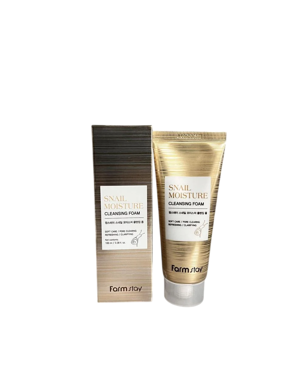 Пінка для вмивання зволожуюча FarmStay Snail Moisture Cleansing Foam з муцином равлика 100 мл (2455551492)