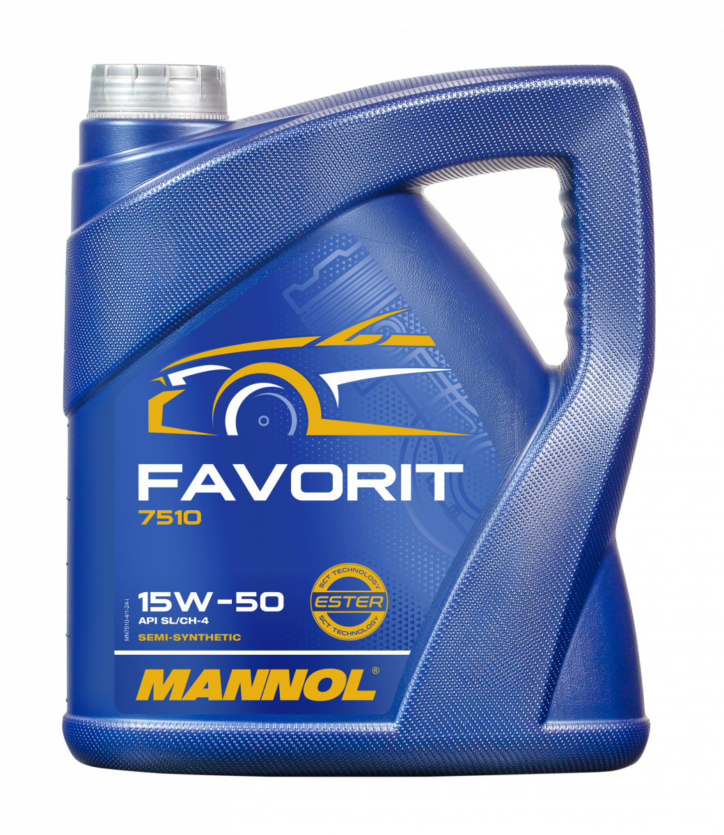 Моторное масло Mannol 7510 FAVORIT 15W-50 4 л (MN7510-4)