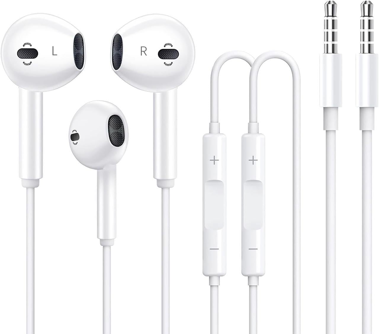 Комплект из 2 наушников Earbuds с проводным разъемом 3,5 мм (2957810661)