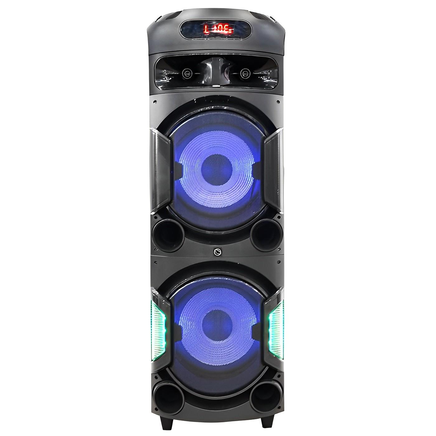 ᐉ Колонка акумуляторна LEISOUND Pro Audio DJ 250 W з радіомікрофонами ...