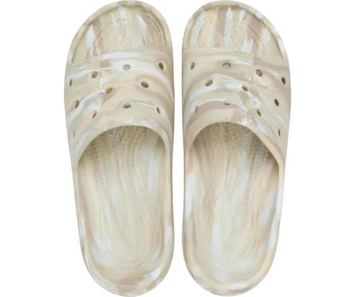 Шльопанці Crocs Classic Marbled Slide M13 р. 48/49 31 см Bone/Multi (211211) - фото 6