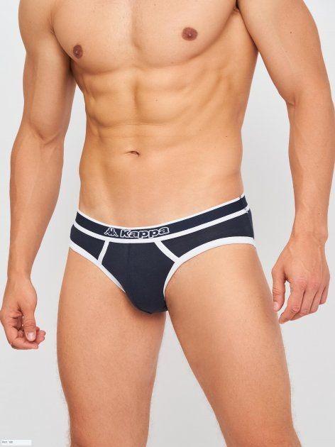 Трусы-слипы Kappa Slip Uomo Elastico Logo centrato 2XL Темно-синий (K1131 BluNavy 2XL)