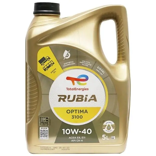Моторное масло Total RUBIA OPTIMA 3100 10W-40 5 л (228919)
