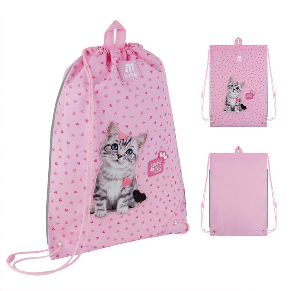 Шкільний набір KITE Studio Pets рюкзак/пенал/сумка для взуття (SET_SP25-555S-1) - фото 16 Шкільний набір KITE Studio Pets рюкзак/пенал/сумка для взуття (SET_SP25-555S-1) - фото 16