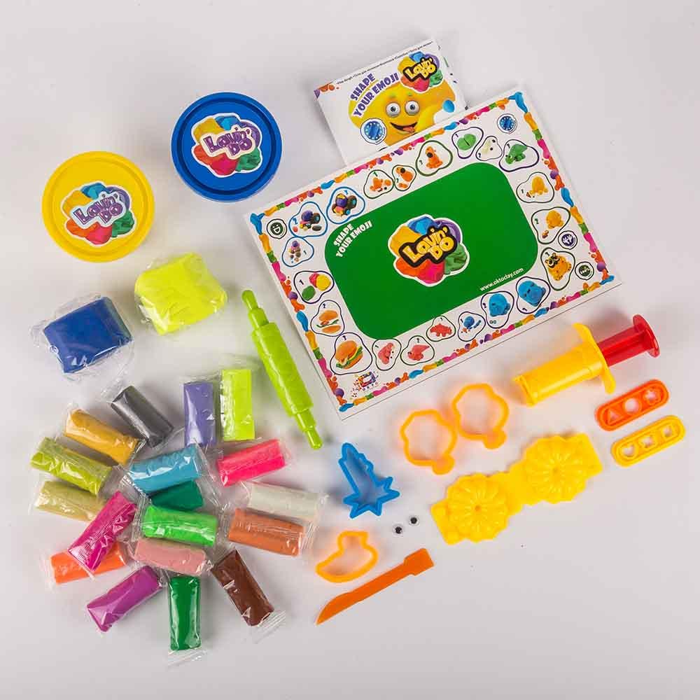 Набор для творчества OKTO Тесто для лепки Веселый день рождения 540 г (11012)