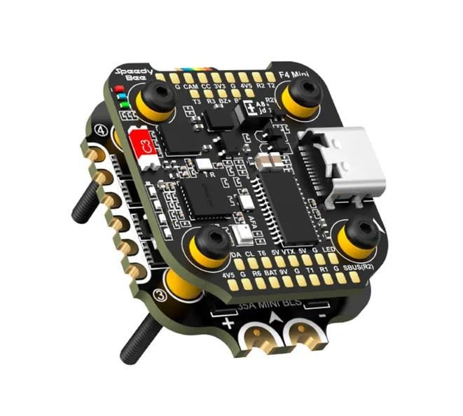 Стек полетный контроллер-регулятор моторов SpeedyBee F405 Mini BLS 3-6S 20x20+35A ESC для FPV дронов (00-00023376)