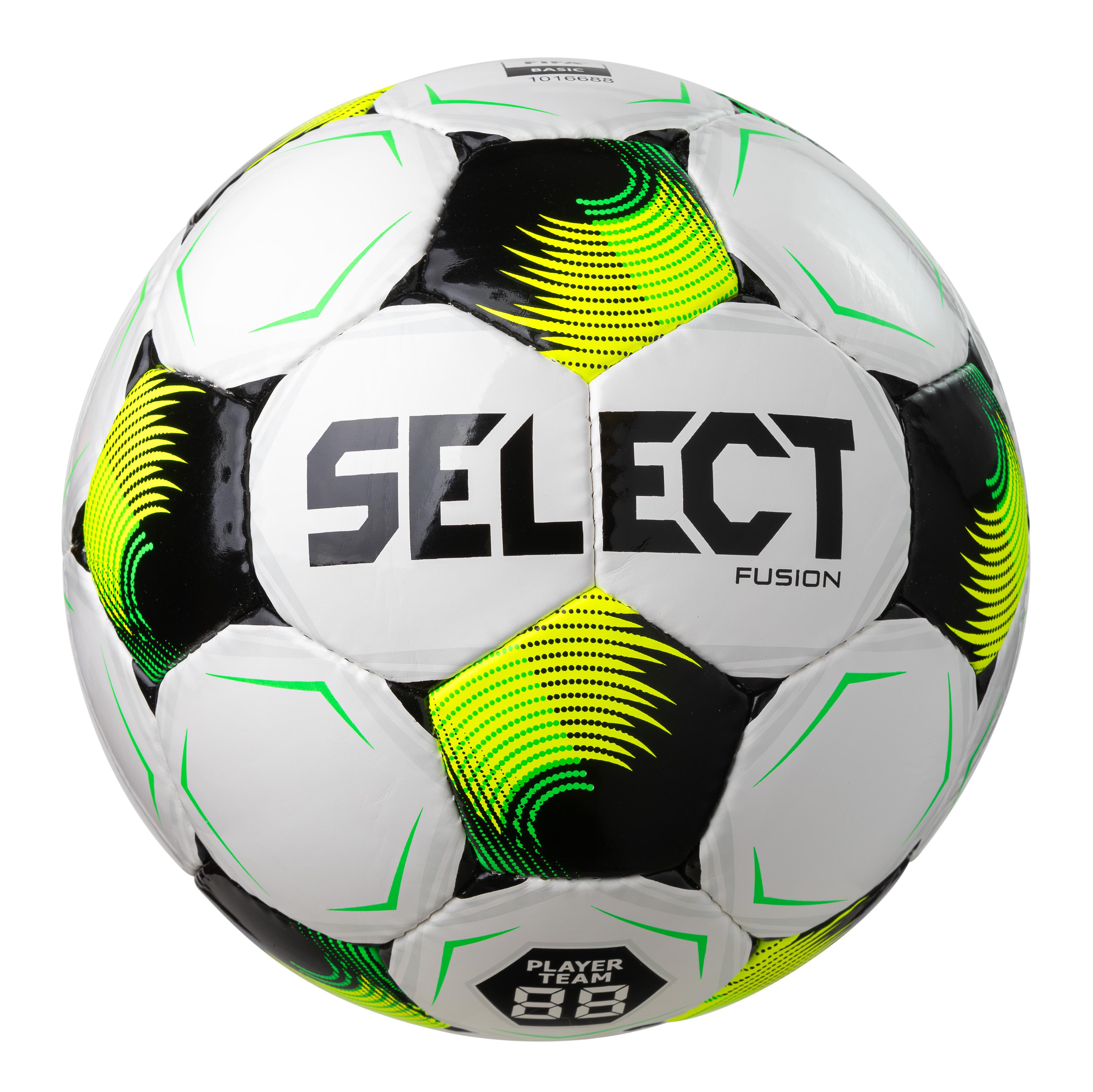 Футбольний м'яч Select Fusion FIFA Basic v26 р. 5 Біло-чорний (35343750)