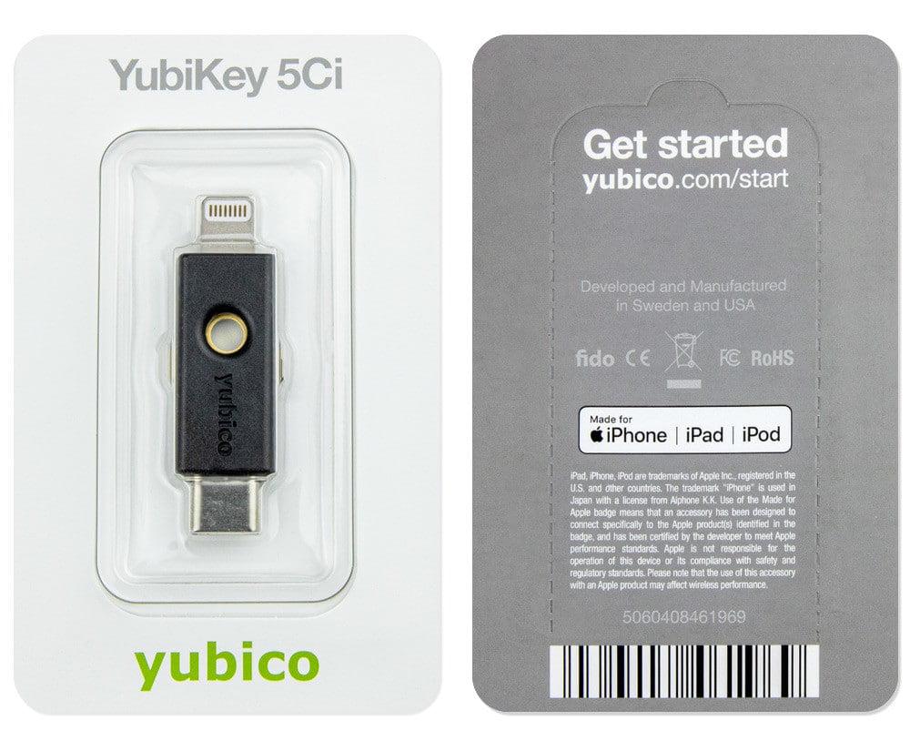 Аппаратный ключ Yubikey 5Ci (7259) - фото 4