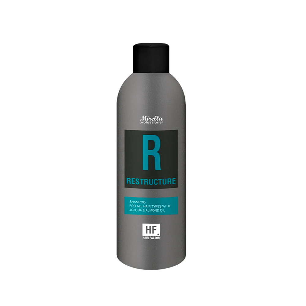 Шампунь для всіх типів волосся з мигдальною олією Mirella Professional HF R Restructure Shampoo 250 мл