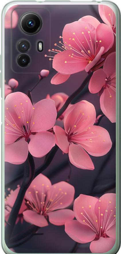 Чехол на Xiaomi Redmi Note 12S Пурпурная сакура (6075u-3065-42517)