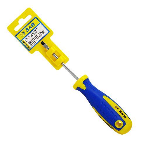 Викрутка S&R серії S2 з профілем SL4х0,8x75 мм (250083062) - фото 2 Викрутка S&R серії S2 з профілем SL4х0,8x75 мм (250083062) - фото 2