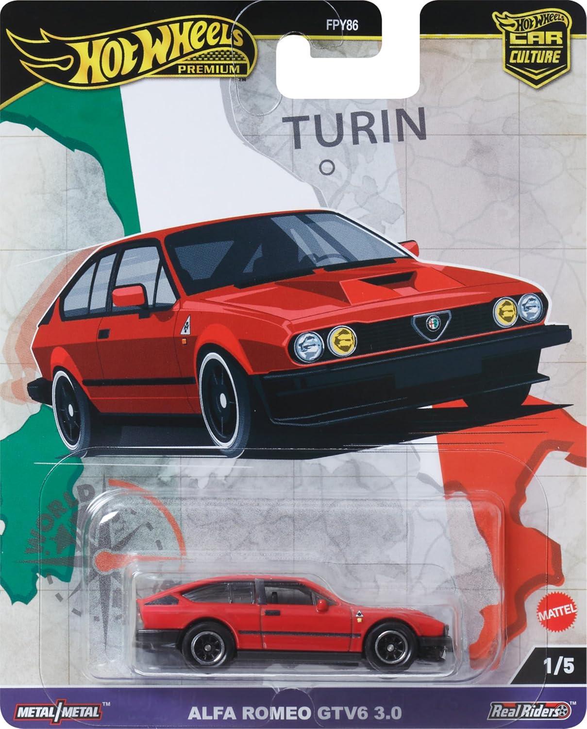 Машинка Hot Wheels Premium Alfa Romeo GTV 6 3.0