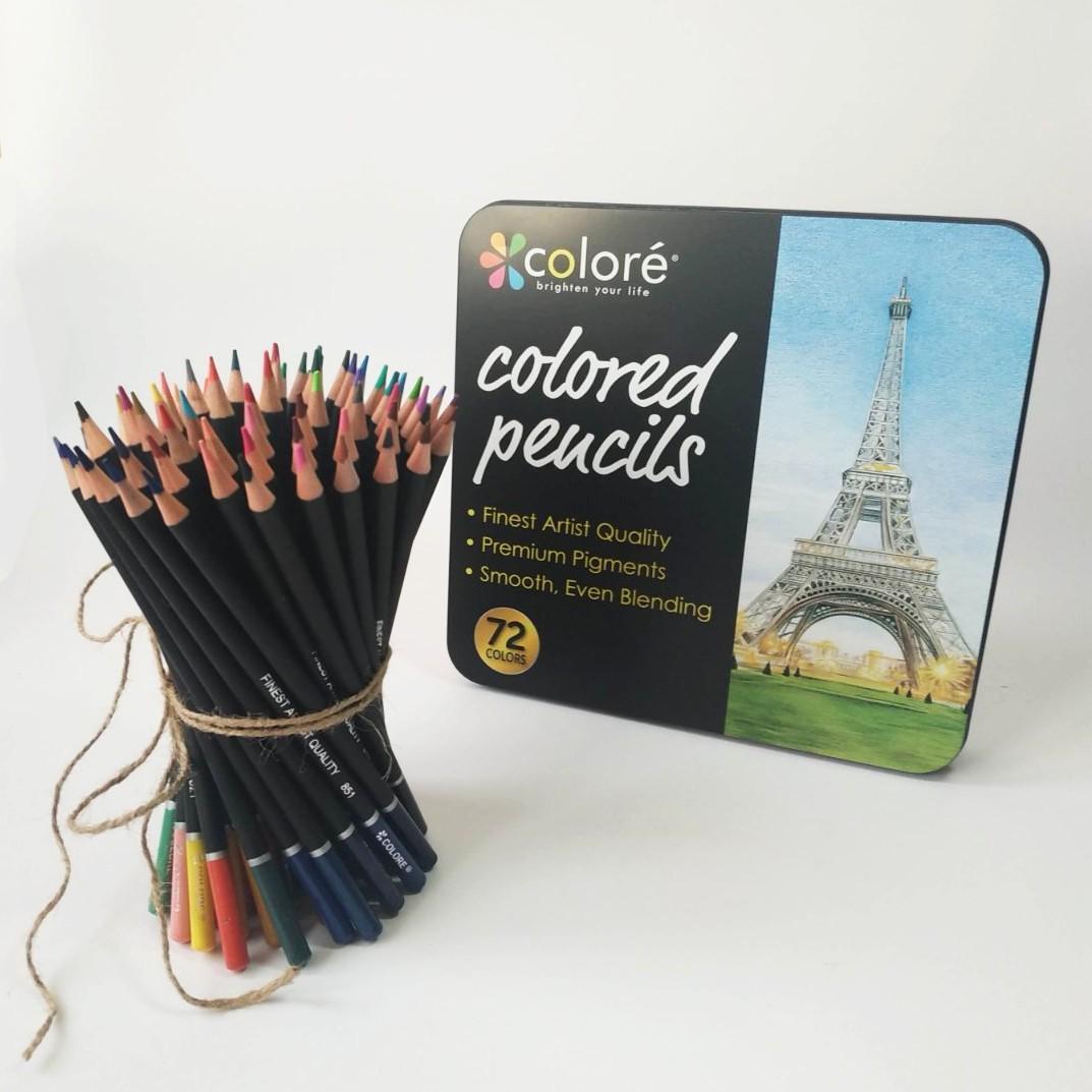 Цветные карандаши Colore 72 цвета в металлическом пенале - фото 8 Цветные карандаши Colore 72 цвета в металлическом пенале - фото 8