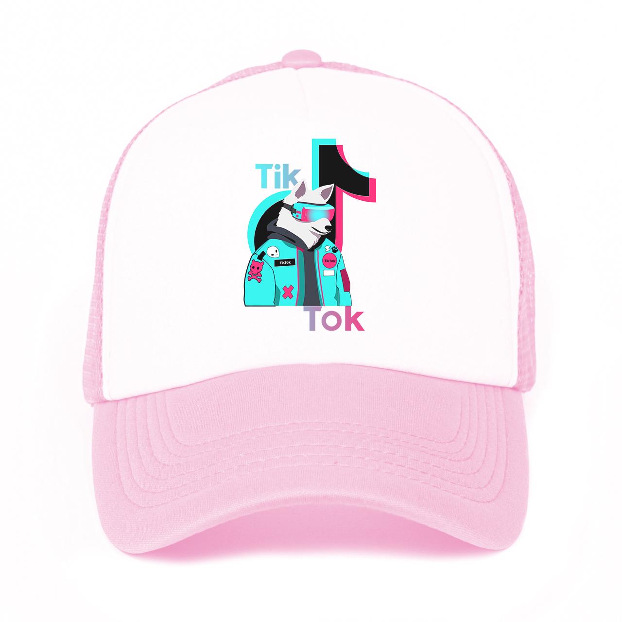 Кепка тракер детская Wolf TikTok Розовый (33404-1645-PK)