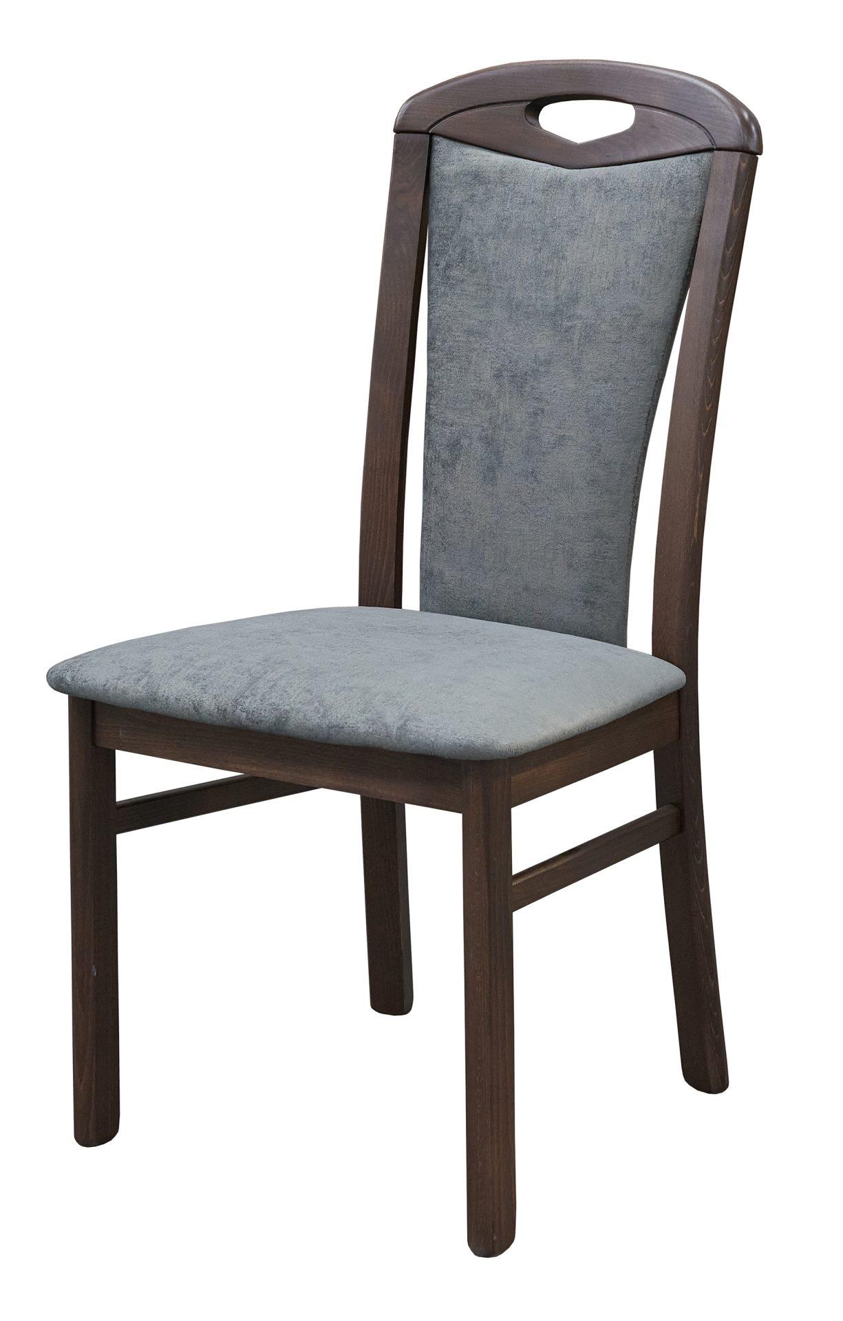 Стілець для кухні Mebli Service Піза 02 дерево бук/тканина альпіна шт. Горіх/Темно-сірий Стілець для кухні Mebli Service Піза 02 дерево бук/тканина альпіна шт. Горіх/Темно-сірий