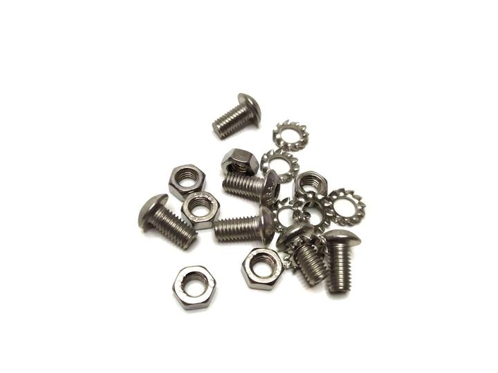 Комплект винтиков крепления опор для стиральной машины М5х8 6 шт. (VINT6SHTOP)