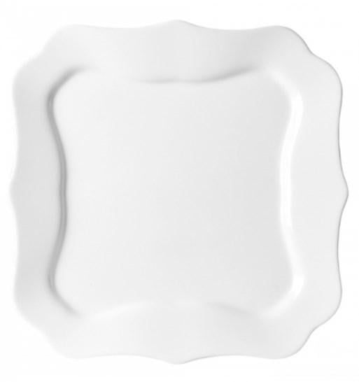 Тарелка обеденная Vinnarc Authentic White квадратная 20х20 см стеклокерамика (LFHP100)