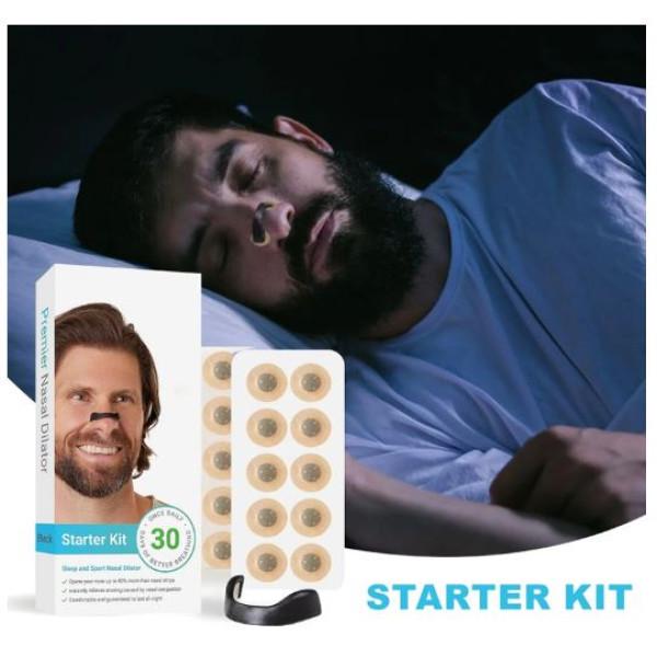 Расширитель магнитный для носа от храпа Starter Kit 30 пар в комплекте Черный (М1520273) - фото 5