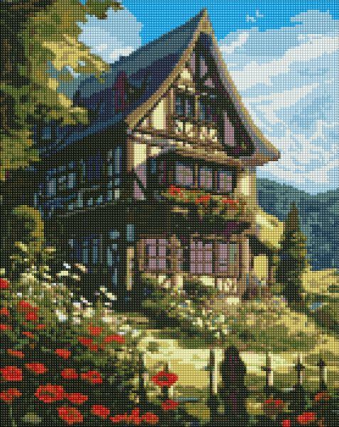 Алмазна мозаїка Ідейка Казка у горах 40х50 см (AMO7663)