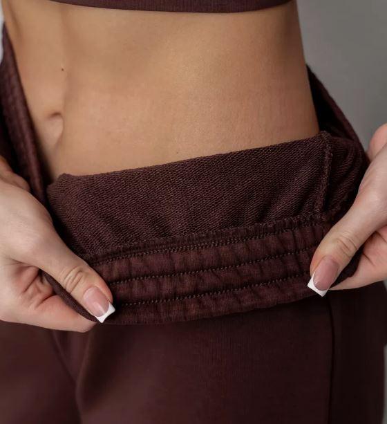 Брюки женские палаццо мальта Шоколадный - фото 2 Брюки женские палаццо мальта Шоколадный - фото 2