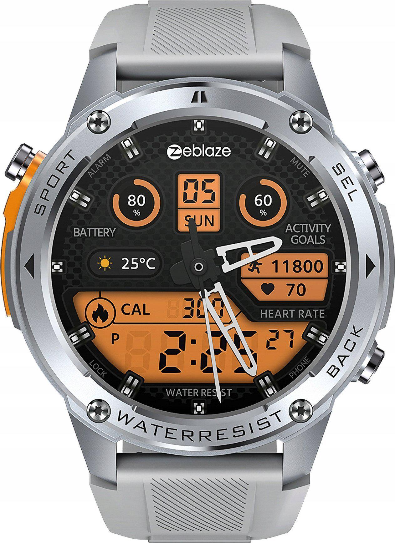 Смарт-годинник Zeblaze Stratos 2 Ultra Gray (614595)