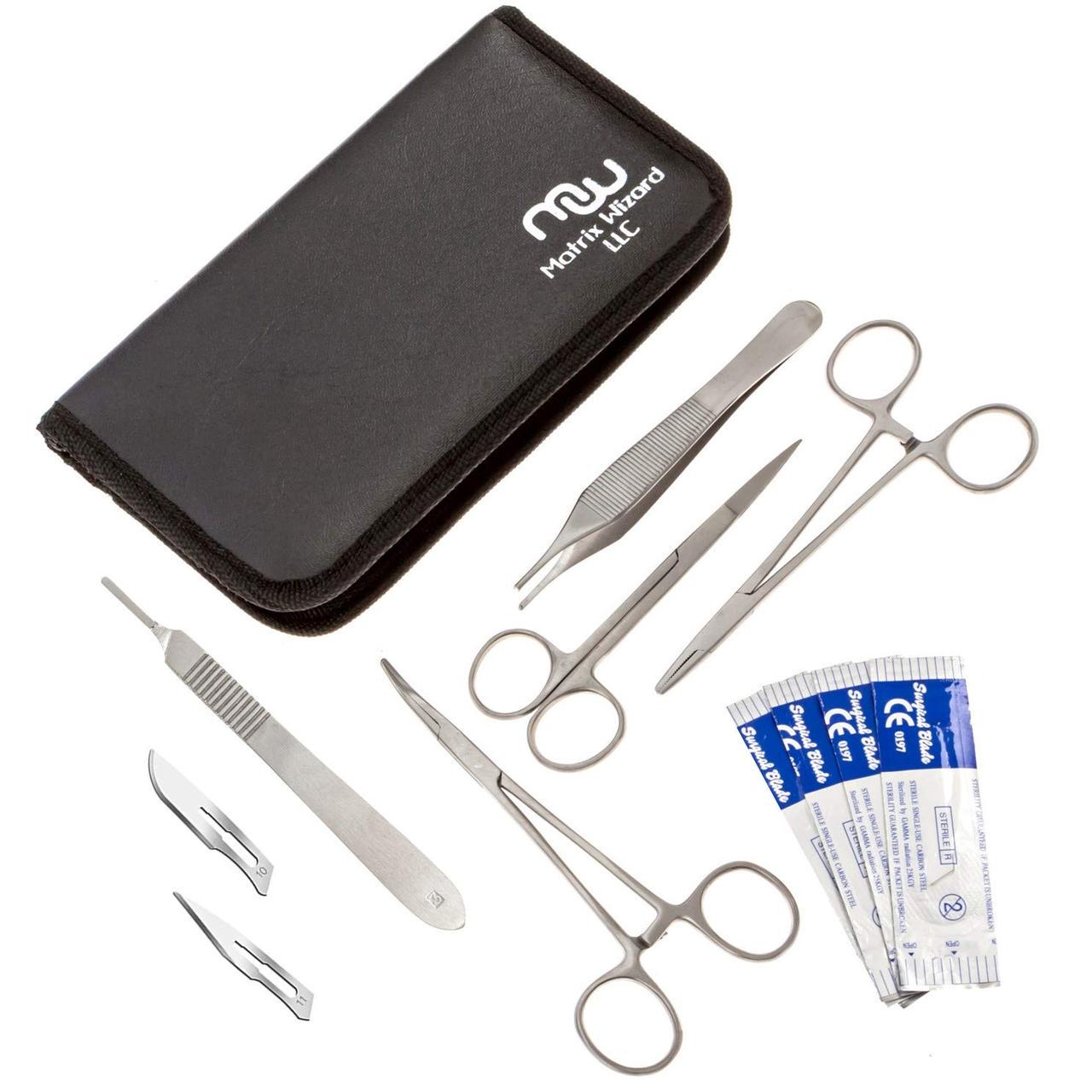 Смешанные шовные нити 12 смешанных швов с 12 инструментами