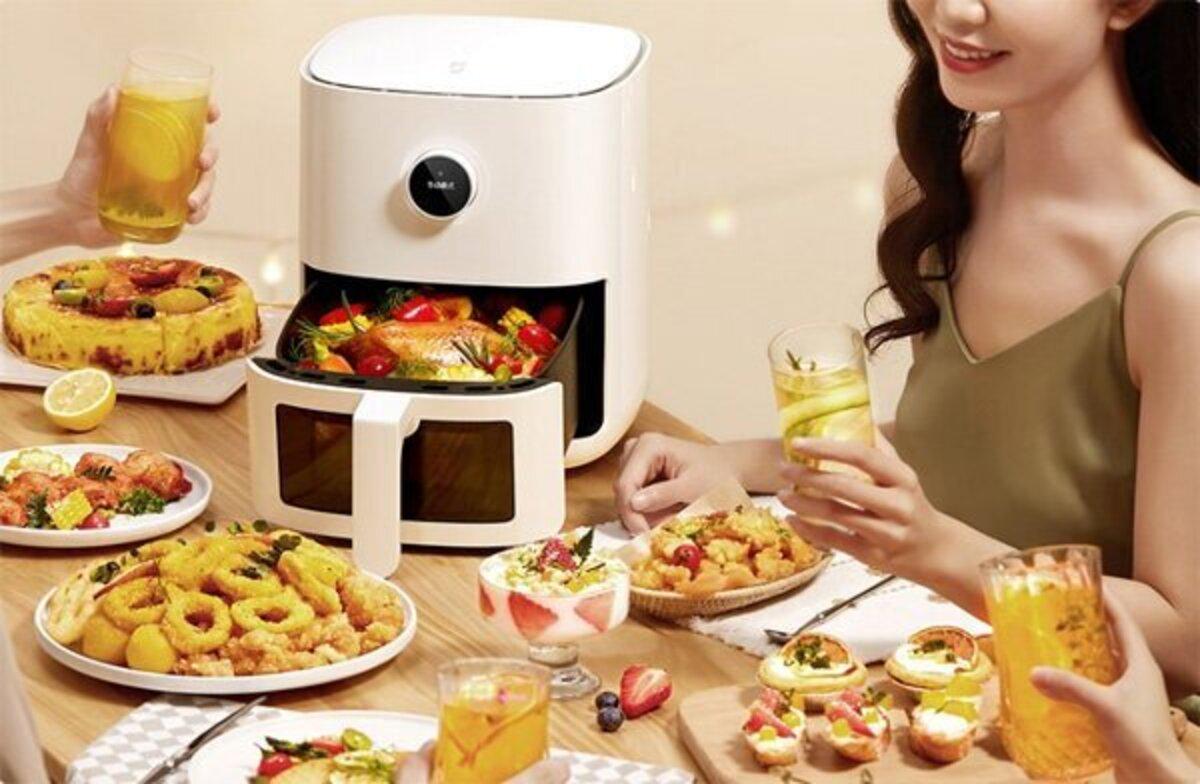 Мультипіч-аерогриль MiJia Smart Air Fryer Pro та китайська вилка з перехідником на EU розетку 1500W 4 л White (MAF04) - фото 8 Мультипіч-аерогриль MiJia Smart Air Fryer Pro та китайська вилка з перехідником на EU розетку 1500W 4 л White (MAF04) - фото 8