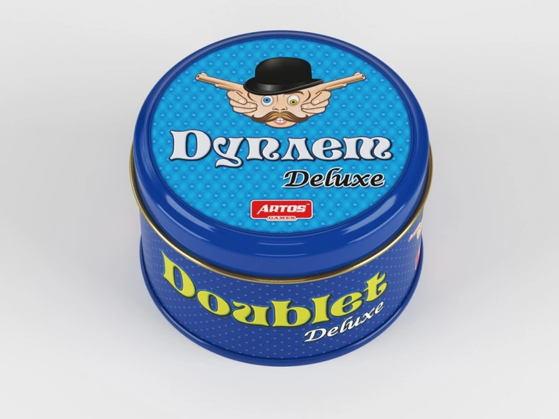 Настільна гра "Дуплет Deluxe" 1038 в металевій коробці (18368)