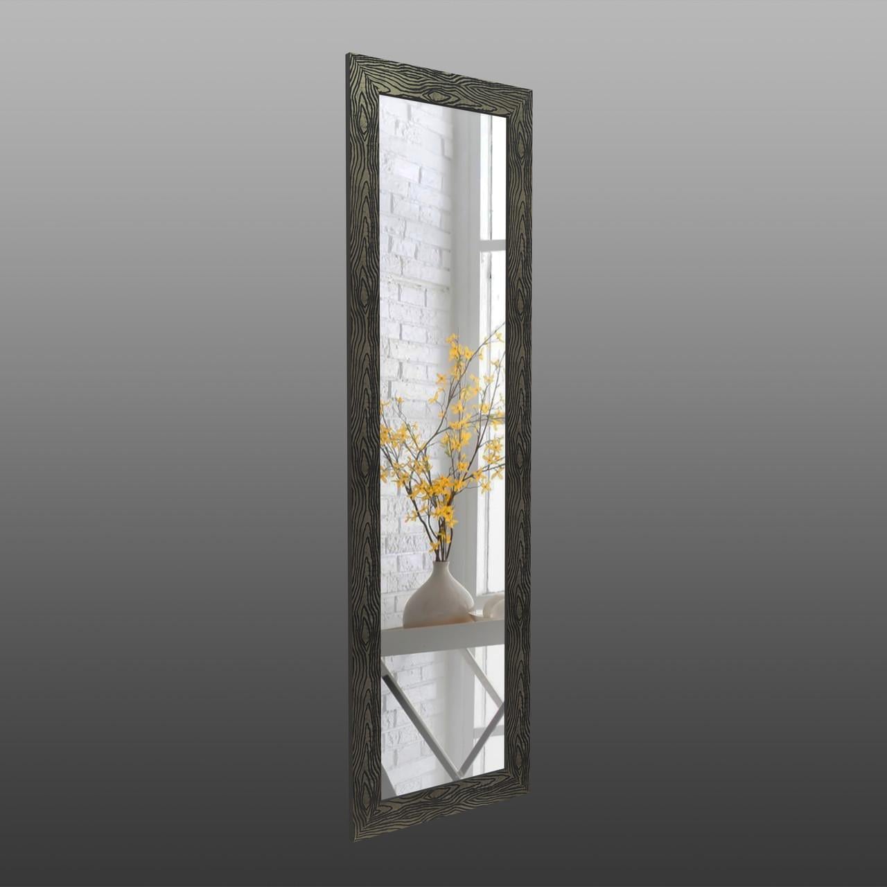 Зеркало ростовое настенное в пластиковой раме 150х70 см Серый лофт