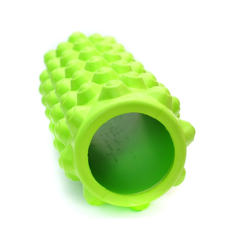 Валик массажный FitEnergy 0005  для спины и йоги 33x14 см Салатовый - фото 2