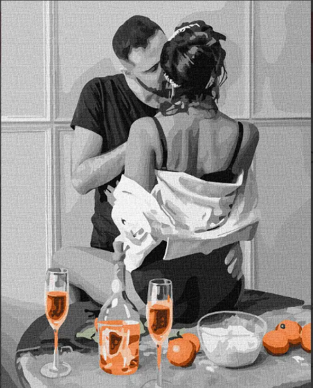 Картина по номерам Brushme Утренняя страсть 40х50 см (KHO4830)