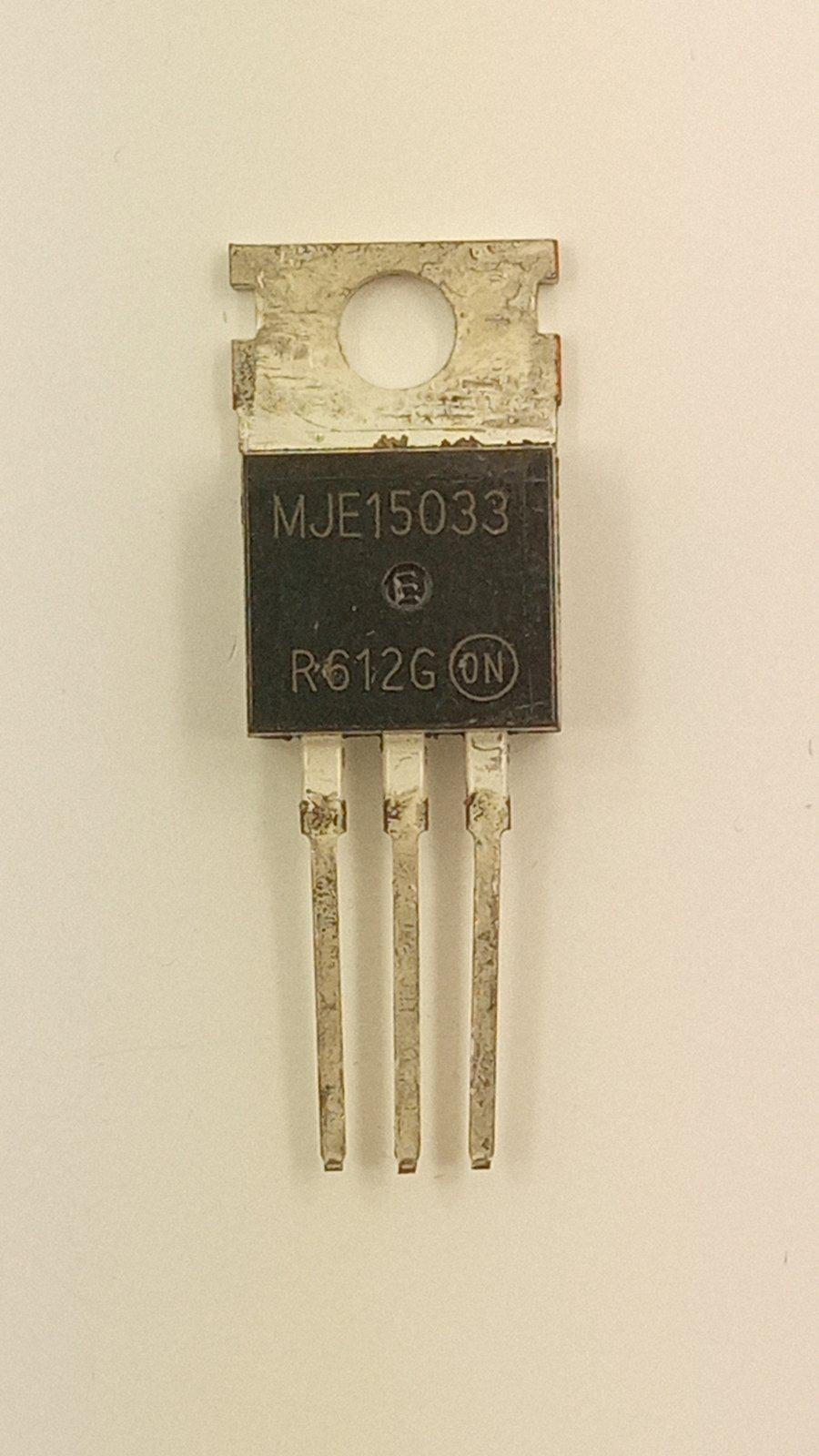 Транзистор MJE15033 pnp 250V/8A/50W TO-220 (28833)