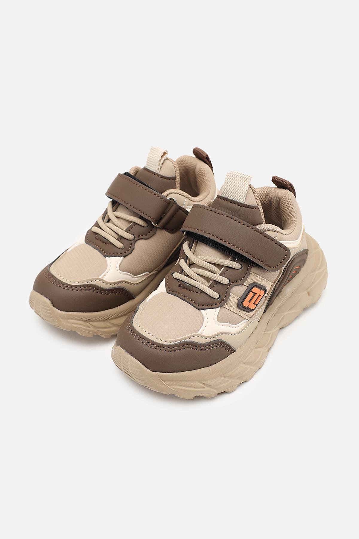 Кроссовки для мальчика ЦБ-00273867 на плоской подошве р. 27 Коричневый (SKT001056565) - фото 3