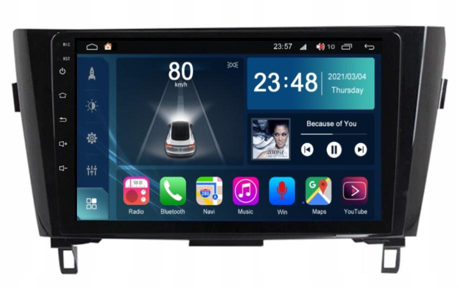 Автомагнітола штатна Phantom DVA-2K10 Pro Nissan Xtrail/Qashqai 2013- AC/Climate (PH-6692464)