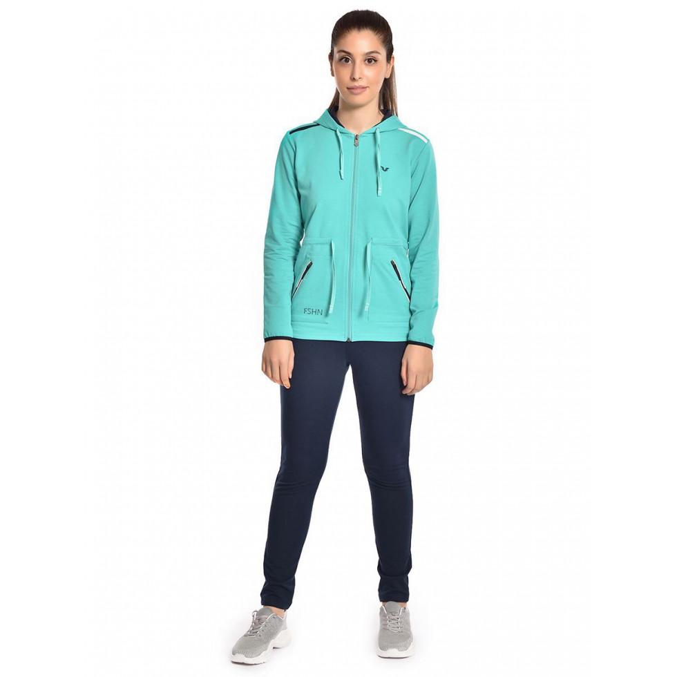 Костюм женский спортивный Bilcee TB20WL01W8925-1046 XXL Бирюзовый