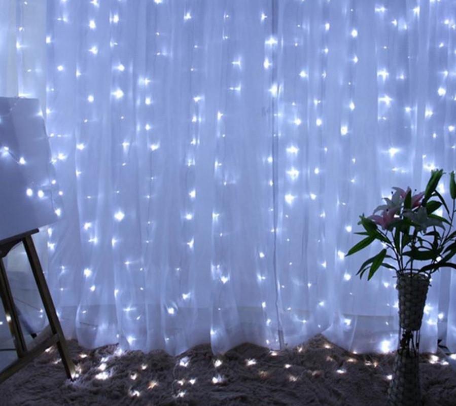 Гирлянда штора 150 LED 3 м х1 м (RD-9002) Гирлянда штора 150 LED 3 м х1 м (RD-9002)