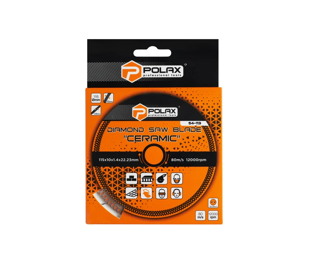 Диск алмазный Ceramic вышиванка 115x10x1,4x22,23 мм (27806374) - фото 2 Диск алмазный Ceramic вышиванка 115x10x1,4x22,23 мм (27806374) - фото 2