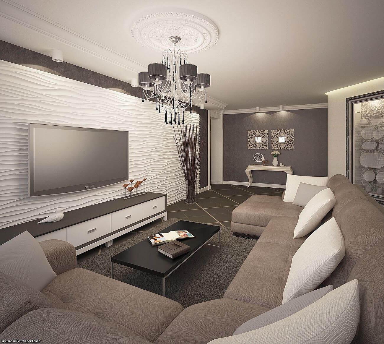 3D-панель гіпсова для стін Шовк під фарбування 600x600x20 мм Білий (30633869) - фото 5