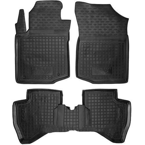 Коврики в салон Avto-Gumm Peugeot 107 05- Черный (11397)