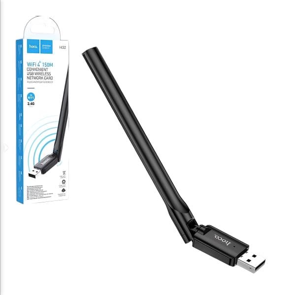 Внешняя антенна Hoco HI32 USB Wi-Fi4 (HI32) - фото 2 Внешняя антенна Hoco HI32 USB Wi-Fi4 (HI32) - фото 2