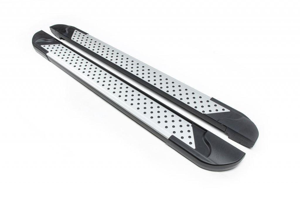 ᐉ Пороги боковые Allmond алюминий 193 см 2 шт. Grey (126919