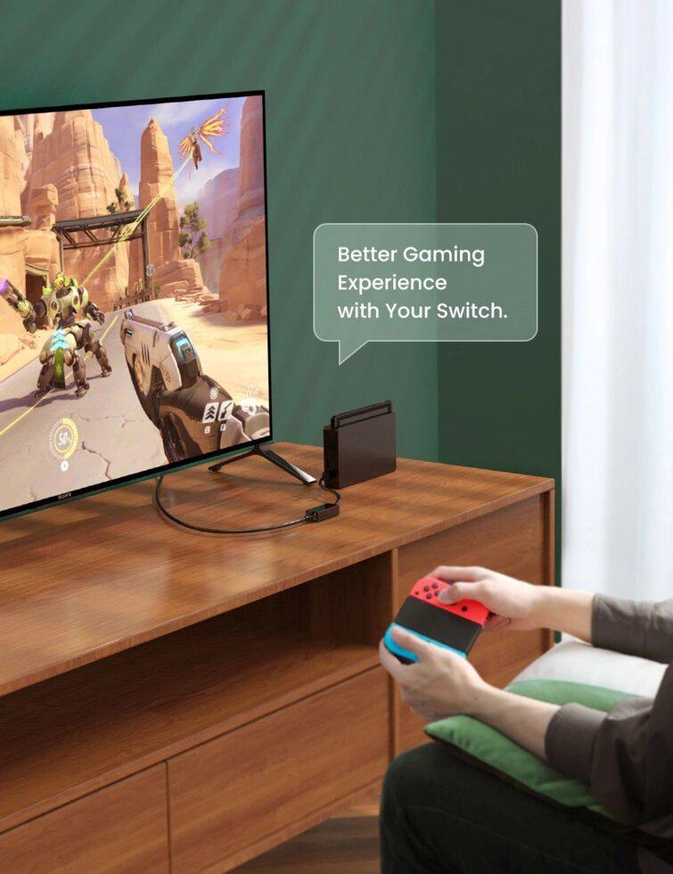 Мережевий адаптер UGREEN CR111 USB to RJ-45 Black (20256) - фото 3 Мережевий адаптер UGREEN CR111 USB to RJ-45 Black (20256) - фото 3