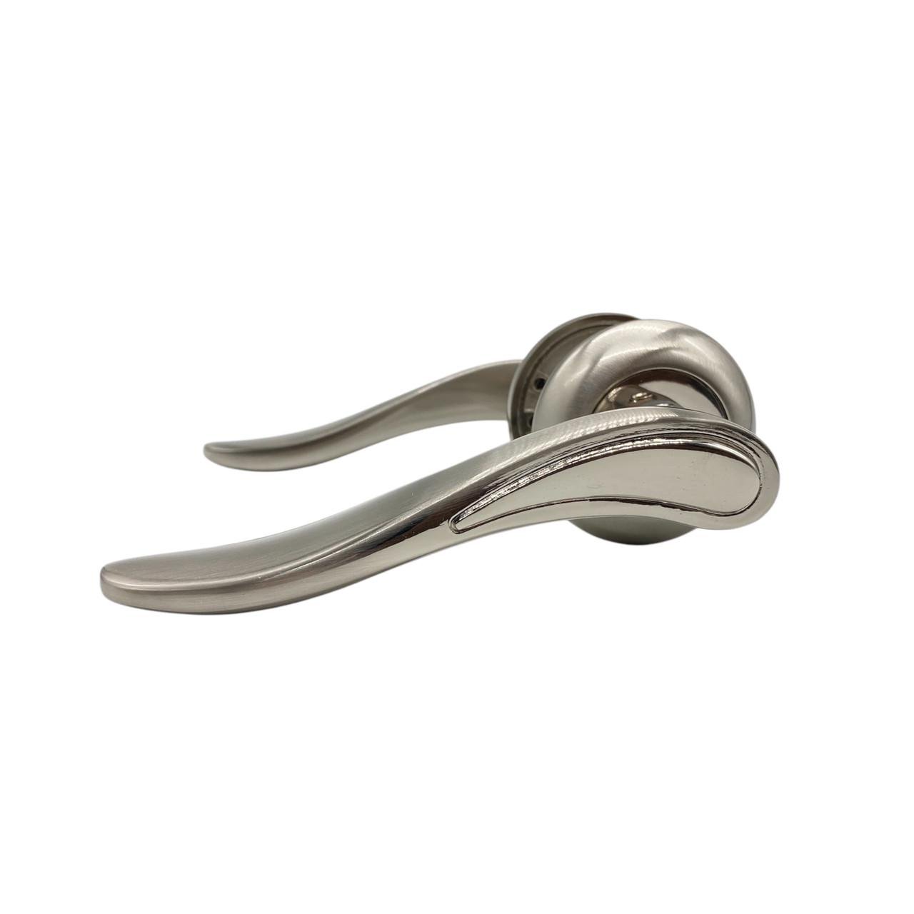 Ручка для дверей на розетке KOZAK H-0864 S/NI Сатин/Никель (300035)