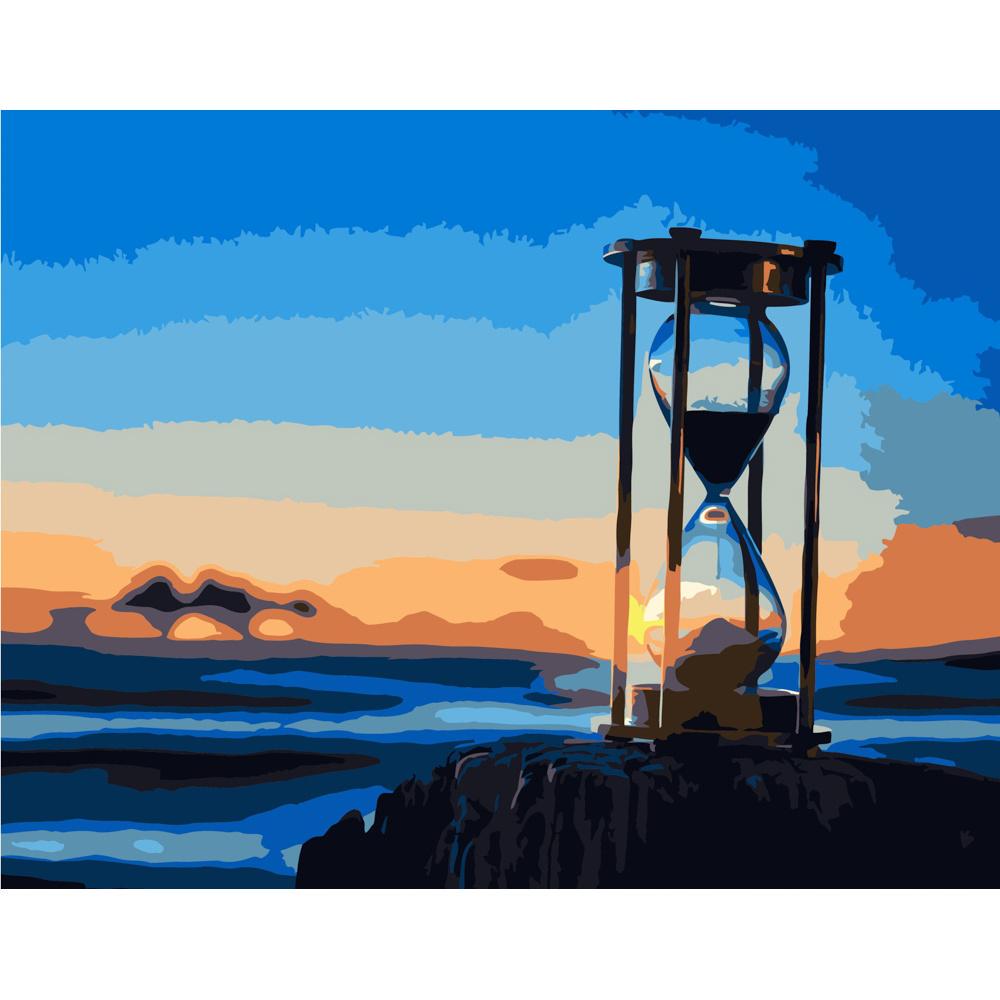 Картина за номерами Strateg Преміум Спливаючий час 40x50 см (DY030) Картина за номерами Strateg Преміум Спливаючий час 40x50 см (DY030)