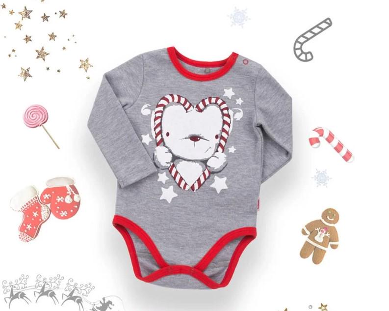 Боді дитяче Bembi Різдвяне БД 124 86 cм
