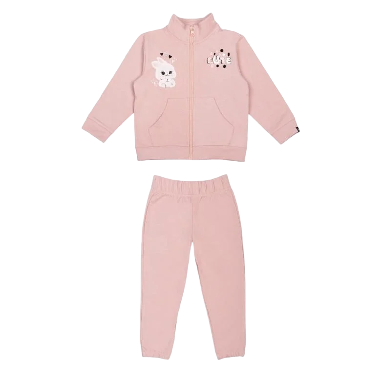 Костюм детский для девочки Gabbi KS-24-1 80 см Пудровый (13895)