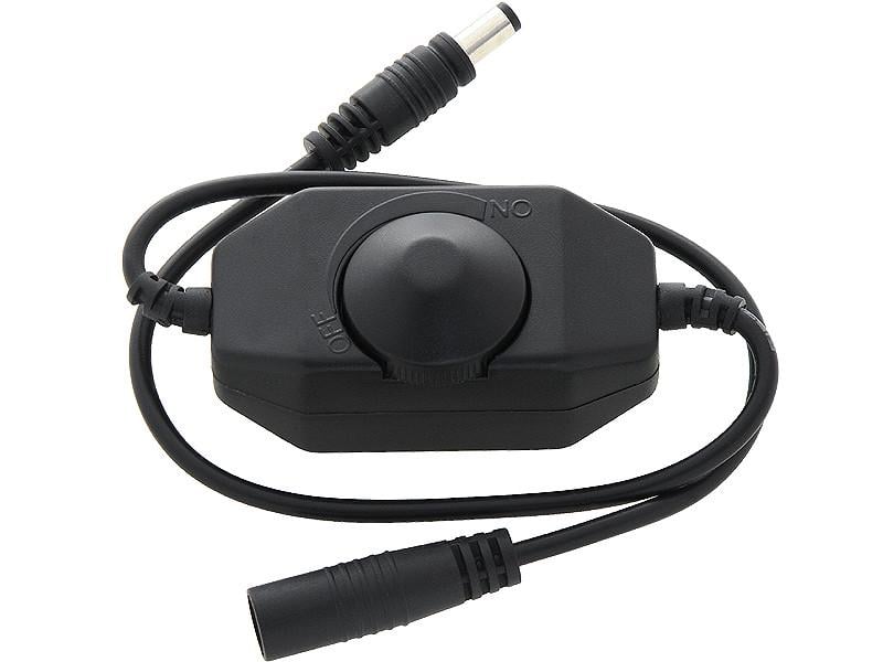 Димер регулятор яркости для светодиодной ленты 12-24V 2А Черный (70-936#) Димер регулятор яркости для светодиодной ленты 12-24V 2А Черный (70-936#)