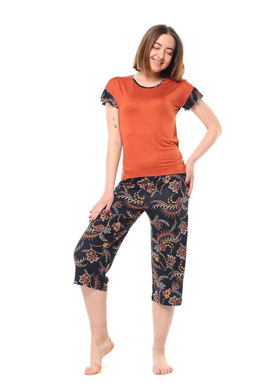 Піжама жіноча Наталюкс S Цегляний (8126243760121)